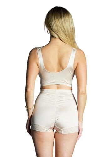 Image of Rhonda Shear Pin-Up Girl Lace Control Panty, Floral Lace, Light Tummy Control