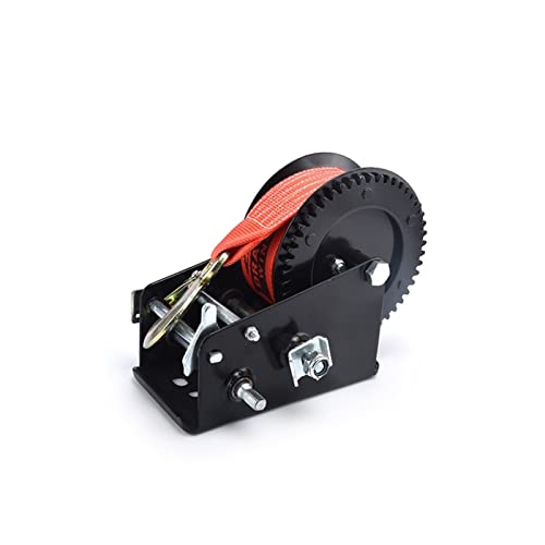Polipasto manual 2500 lbs negro con correa miniatura 4