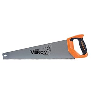 Draper 82203 Venom First Fix Venom Triple Ground 8PPI Handsaw, 550 mm Blade Length , Orange