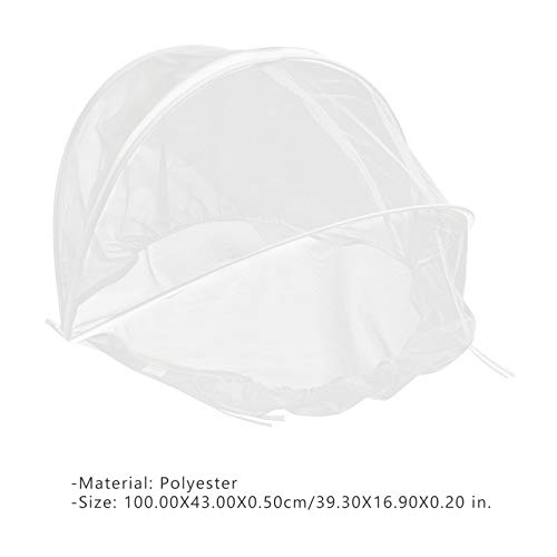 STOBOK Carrinho de Mosquito Net Compensação Com Zíperes Duplos para Carrinho De Bebê Carrinho De Cri