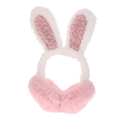 Cute Bunny Ear Muffs for Comfortable Winter Outdoor Ear Warmers Lightweight Design for Ice Skating Snowboarding More for Little Ones