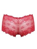 Ensemble de lingerie française de luxe, soutien gorge push up et shorty dentelle, Dahalia PAPAYE, Papaye, 34 C