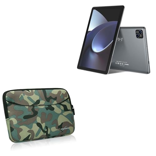 BoxWave Case Compatible with Xgody M10 (10.1 in) - Camouflage Suit with Pocket, Neoprene Camo Suit Zipper Pocket for Storage