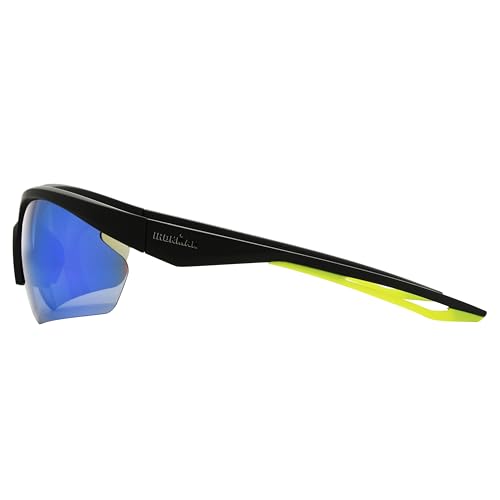 Image of Unisex Traction Blade Sunglasses, Black, 76mm