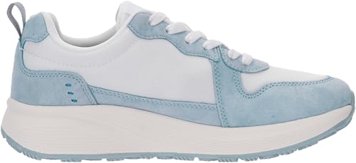 Image of BRONAX Women Wide Toe Box Athletic Casual Shoes Classic Design Sneakers S75 | Wide Width, Comfortable, Breathable, Suede Mesh Upper, Rubber Outsole, Non Slip, Footwear, Road Running, Tennis, Walking