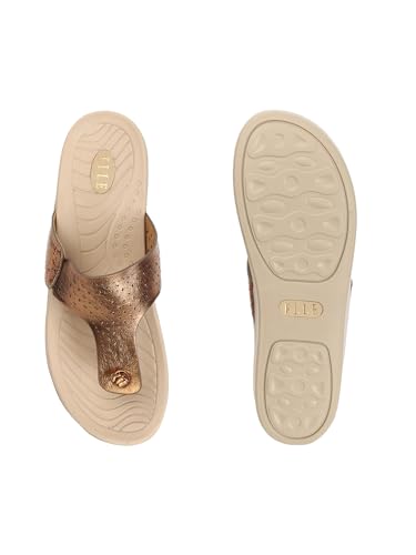 Image of ELLE Women's Perforated Platform heel Sandals
