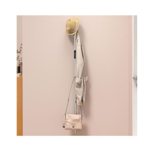 WRJAHCG Radiador Toallero Electrico Baño Vertical,Acero Inoxidable,Secador Toallas Baño De Pared con Pantalla Digital,Control De Temperatura, 5 Minutos De Calentamiento,152.5X12x10.8Cm