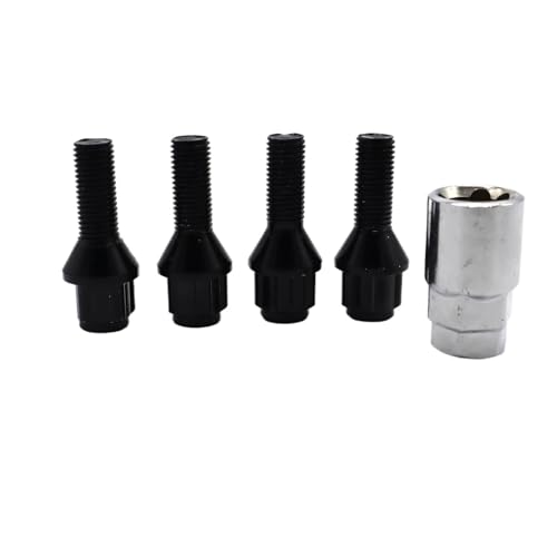 Tornillos antirrobo M12 para ruedas de coche BMW Serie 3 y VW Caddy con máxima seguridad
