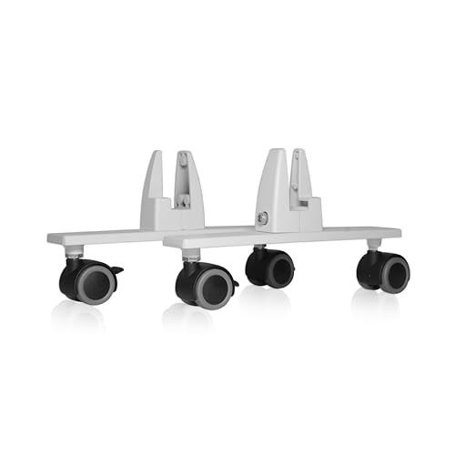 Könighaus Rollenstandfüße - 2 Metallstandfüße mit Rollen...