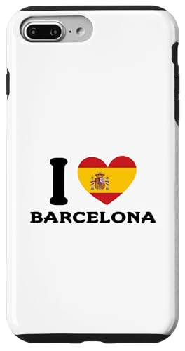 I Love Barcelona Spain Heart �X�y�C������ �X�}�z�P�[�X iPhone 7 Plus/8 Plus �p