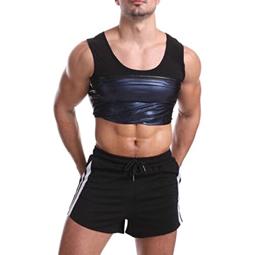 Cinta Camiseta Redutora Masculina Efeito Sauna Hot Queima Gordura Alta Compressão (P)