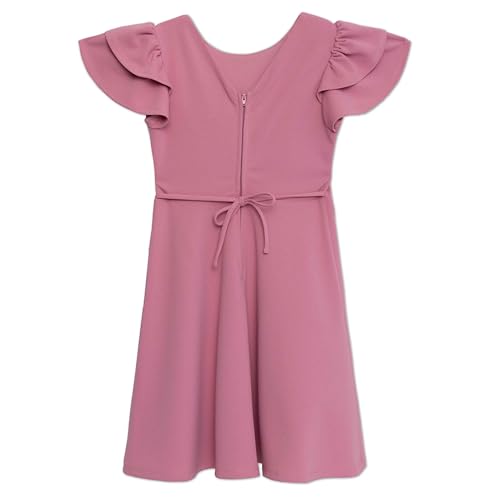 Speechless Girls' Flutter Sleeve Skater Dress2