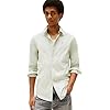 Tommy Jeans Uomo Camicia Tjm Original Maniche Lunghe, Verde (Misty Sage), L