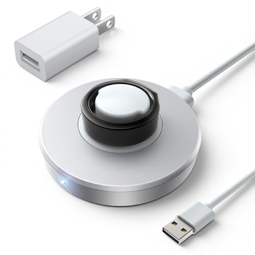 Oura Ring Gen 3 �[�d�� - �T�C�Y10 - �����[�d�h�b�N�AUSB C�[�d��u���b�N�AUSB-C�P�[�u���ɑΉ� | �X�}�[�g�����O�p�R���v���[�g�[�d�Z�b�g