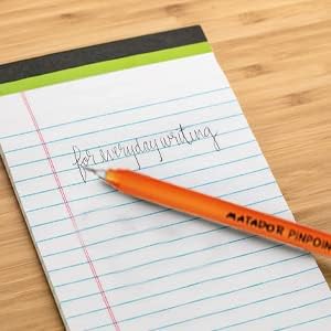 Vista 8 de Matador - Bolígrafo para diario Bolígrafos de tinta negra fina de cuerpo de goma de colores surtidos Suministros de escritura para la escuela