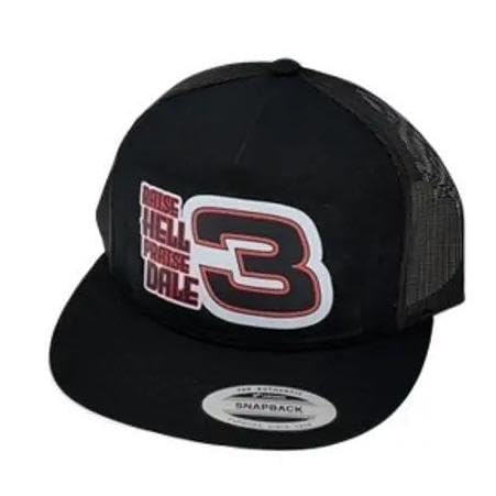 Raise Praise Dale Hat Earnhardt Number 3 Trucker Hat Vintage Rope Snapback Multi
