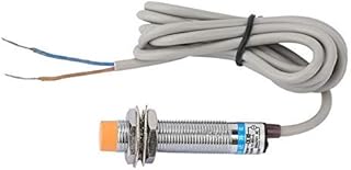 Inductive Proximity Sensor, 4mm Distance NO Inductive Proximity Approach Sensor Switch Detector LJ12A3-4-J/EZ Plated Brass Magnetic Proximity Sensor AC 110-220V