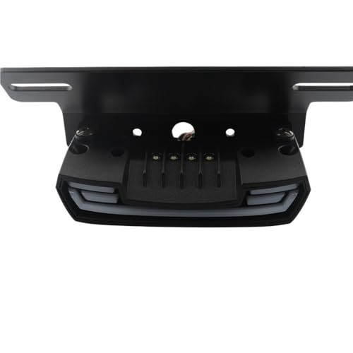 Support de plaque d'immatriculation moto anti-vibration avec support clignotant intégré - 2