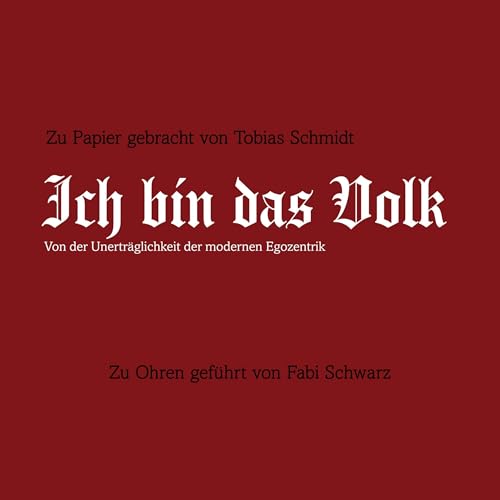 Page de couverture de Ich bin das Volk