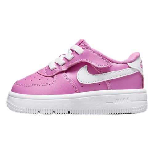 Nike Force 1 Low EasyOn Baby/Toddler Shoes (FN0236-600, Playful Pink/White) Size 5