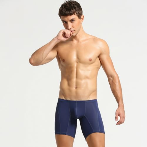 Men's Long Boxer Briefs - Ice Silk Breathable Cool Dry Mesh Underwear3