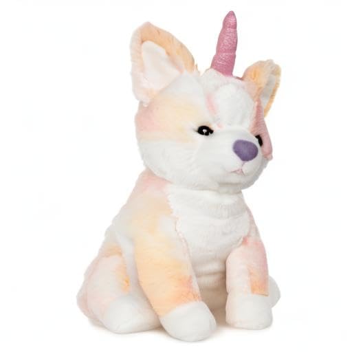 Corgi en peluche GUND multicolore de 22 cm avec une douce texture lavable - 6
