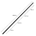 Yaheetech 200 cm Kit de Accesorios de Puertas Herraje para Puertas Corredera...