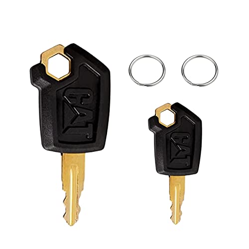 2 PCS CAT Heavy Equipment Ignition Keys for Loaders and