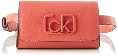 Calvin Klein: Ck Signature Belt Bag  Mochilas Mujer  Rojo  Coral   1x1x1 cm  W