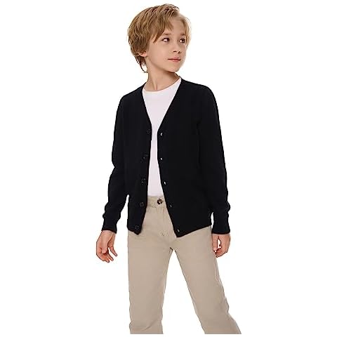 SMILING PINKER Boys V Neck Cotton Cardigan Cover