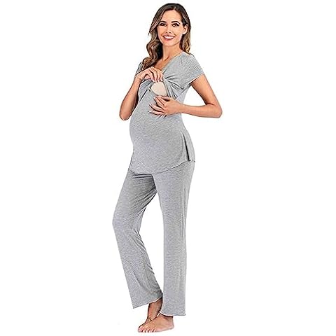 MaNMaNing Maternity Nursing Shorts Pyjamas Set Cover