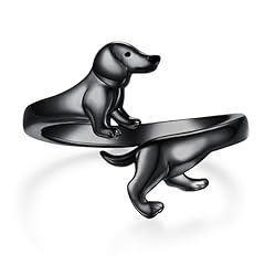 02-Black Dachshund Rings