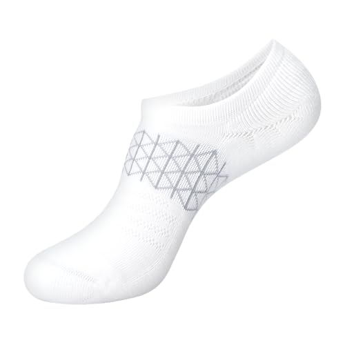 Hanes Women's Absolute Active Super No Show, Breathable Mesh Performance Socks, No-Slip Gripper, 4-Pack 7