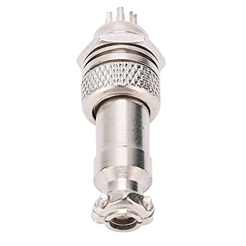 Conector de aviación M hembra 5 piezas GX12 2 pines miniatura 4