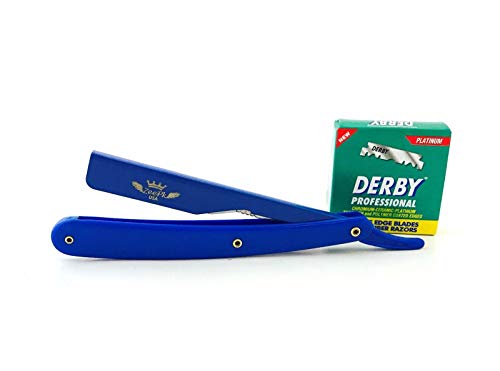 BARBER SALON STRAIGHT CUT THROAT WET SHAVING RAZOR NAVAJA WITH BLADES