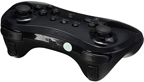 Poulep Wireless Controller Compatible for Wii U Pro Console Dual Analog (Black)