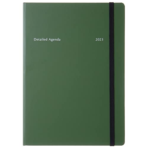 ラコニック 手帳 2023年 A5 ウィークリー VP+ゴム グリーン LALD90-250GR