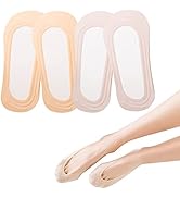 LECTNORE No Show Socks Women Low Cut Socks Invisible Ultra Low Cut Boat Socks Non-Slip Socks with...