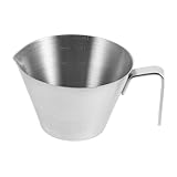 CIYODO Espresso Messbecher mit Milchkanne für Kaffee und Latte für Präzises Messen und Ausgießen der Gastronomie Hause