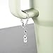 MOTAIN Letter Charm Accessories For Stanley Cup,Name Id Letter Handle Charm For Stanley Tumbler(B)