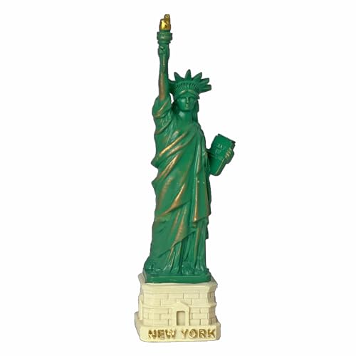 Mini Estatua de la Libertad con Tinte Cobre 3.9 Pulgadas miniatura 1