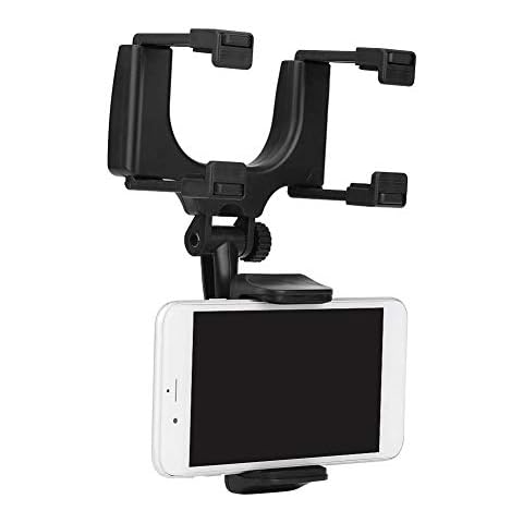 Universal Car Rear View Mirror Phone Holder Cover