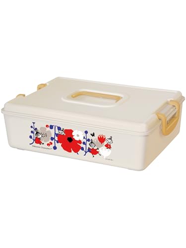 ??? Nishiki Kasei Storage Case, Little My Pachit Box, Beige, Handle, Storage, Tool Box, First Aid Kit, Small Storage, Cosmetics, Snacks, Bento Picks Cups, Kitchen Tools, Made in Japan