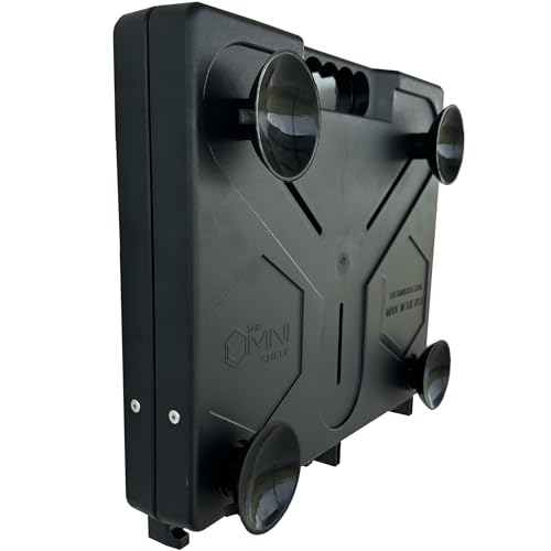 Portable Workstation, Magnets & Suction Cups, Laptop Stand & Tool Holder, 40 lb. Capacity, Hands-Free, 17" x 15" x 3" (Model # OS-MS)