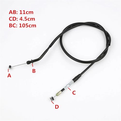 Câble d'embrayage moto pour Yamaha WR450F 2007-2012 référence 5TJ-26335-E0-00