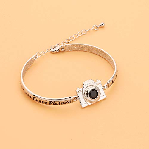 AKTAP Photograph Bracelet Camera Charm Because Every Picture Has a Story to Tell Photography Gifts for Photographers Women Best Friends2