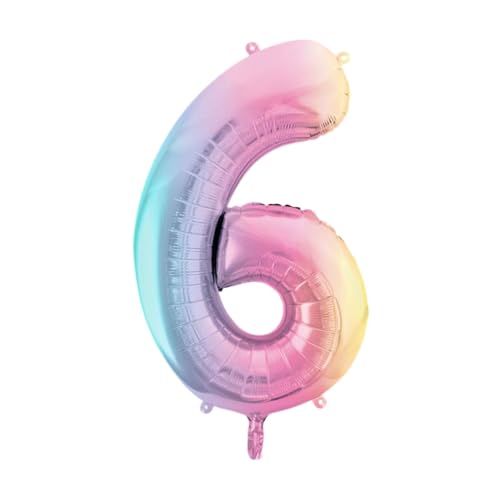 PartyDeco �p�[�e�B�[�f�R �i���o�[ 6 ���C���{�[ 86cm FB1M-6-000P �t�B�����o���[�� �A���~�o���[��