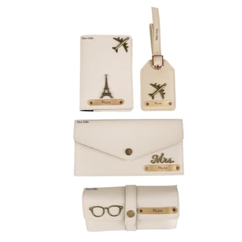 Image of AICA Personalized Name & Charm Sunglass Cover Giftset for Women