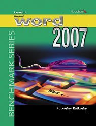 Hardcover Microsoft Word 2007, Level 1 - With CD Book