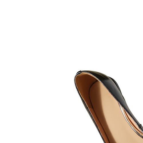 TinaCus Women's Pointed Toe Genuine Leather Low Heels Handmade Pumps Shoes3